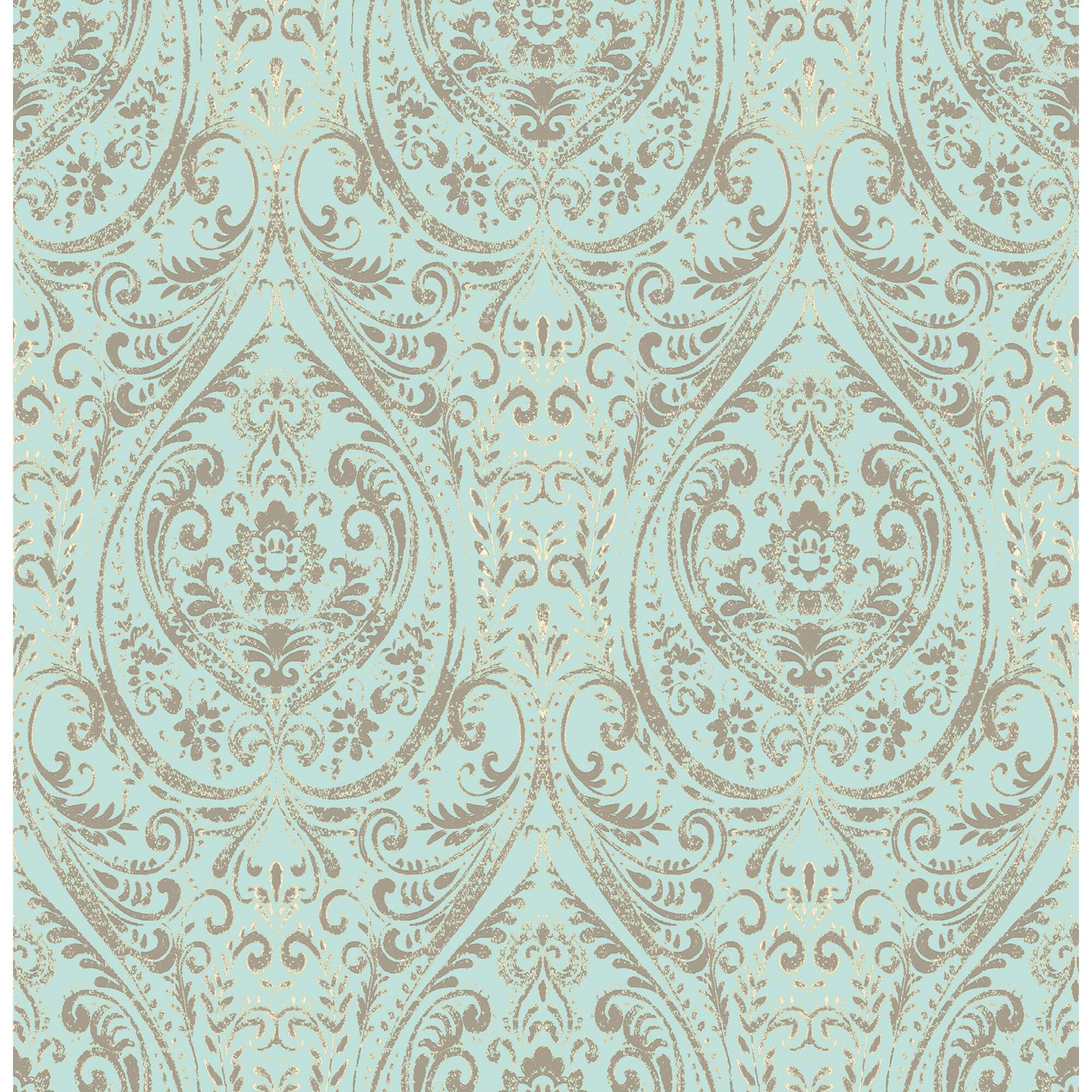NuWallpaper Nomad Damask Peel & Stick Wallpaper
